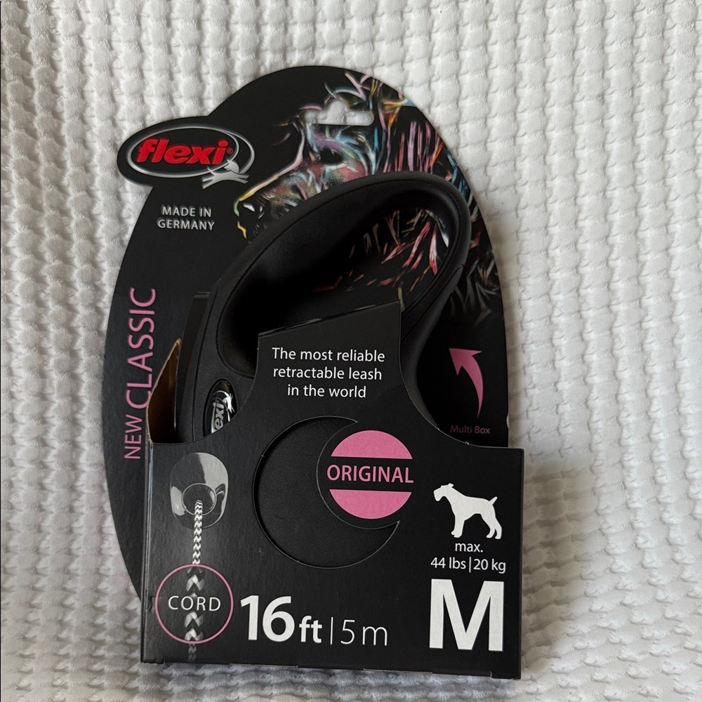 Flexi New Classic Retractable Leash - Black